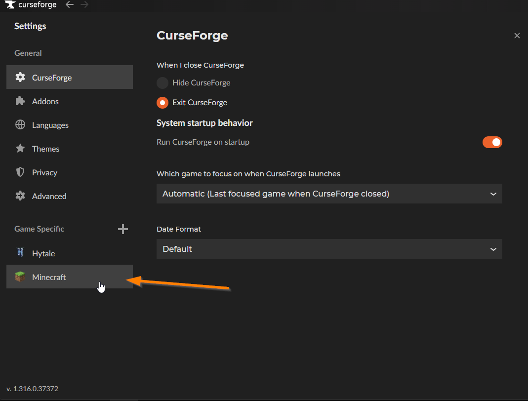 settings-page-pointer-to-minecraft